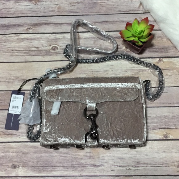 Rebecca Minkoff Handbags - Rebecca Minkoff velvet Mini mac crossbody